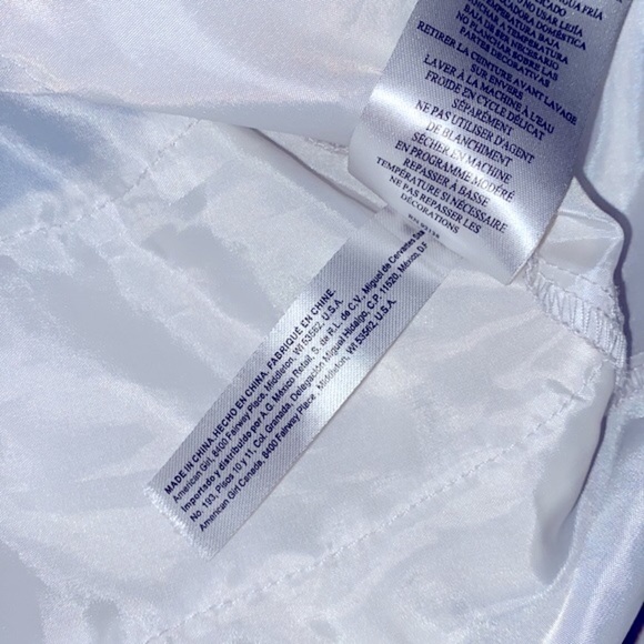 American girl denim ruffle tunic/dress size 8 - Picture 13 of 15